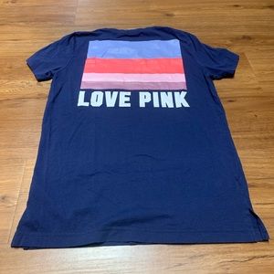 VS PINK short sleeved lounge tee